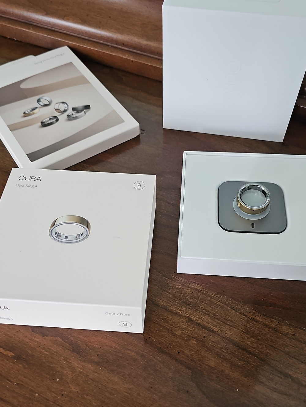 Oura Ring 4 Gold Smart Ring (Size 9)